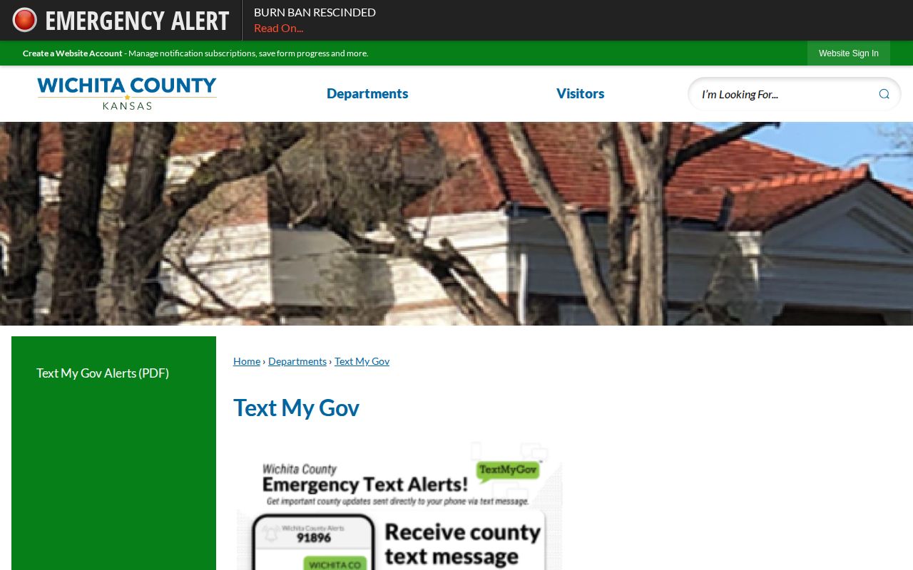 Wichita County general alerts compared with 72-hour release notifications